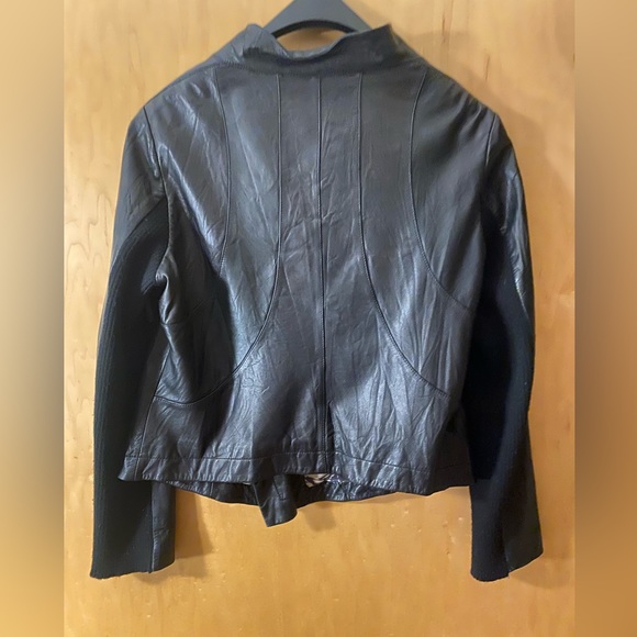 Steve Madden 100% Leather Black Jacket size XL - Picture 2 of 6